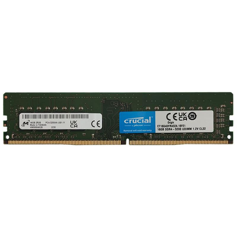 Memória 16GB Crucial, DDR4, 3200MHz, CL22 - CT16G4DFRA32A